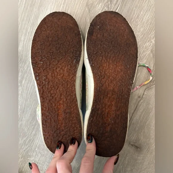 LoveShackFancy x Superga | Size 38/7.5 Women’s Floral High Top Sneakers - Picture 5 of 5